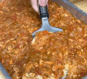 pizza caseira de Atum